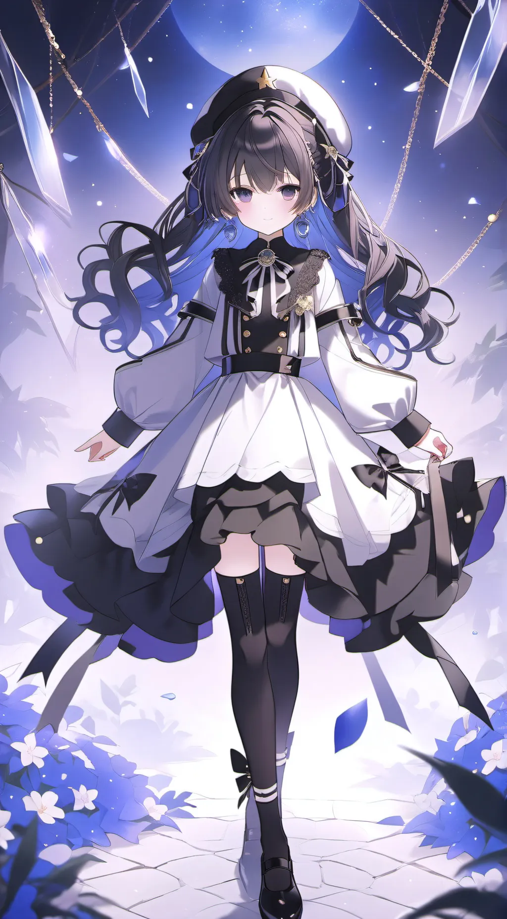 ai character: magta background