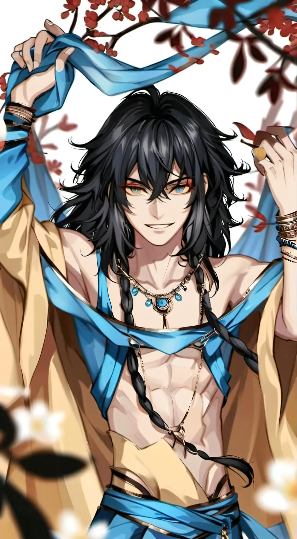ai character: Hashiraba Inosuke background