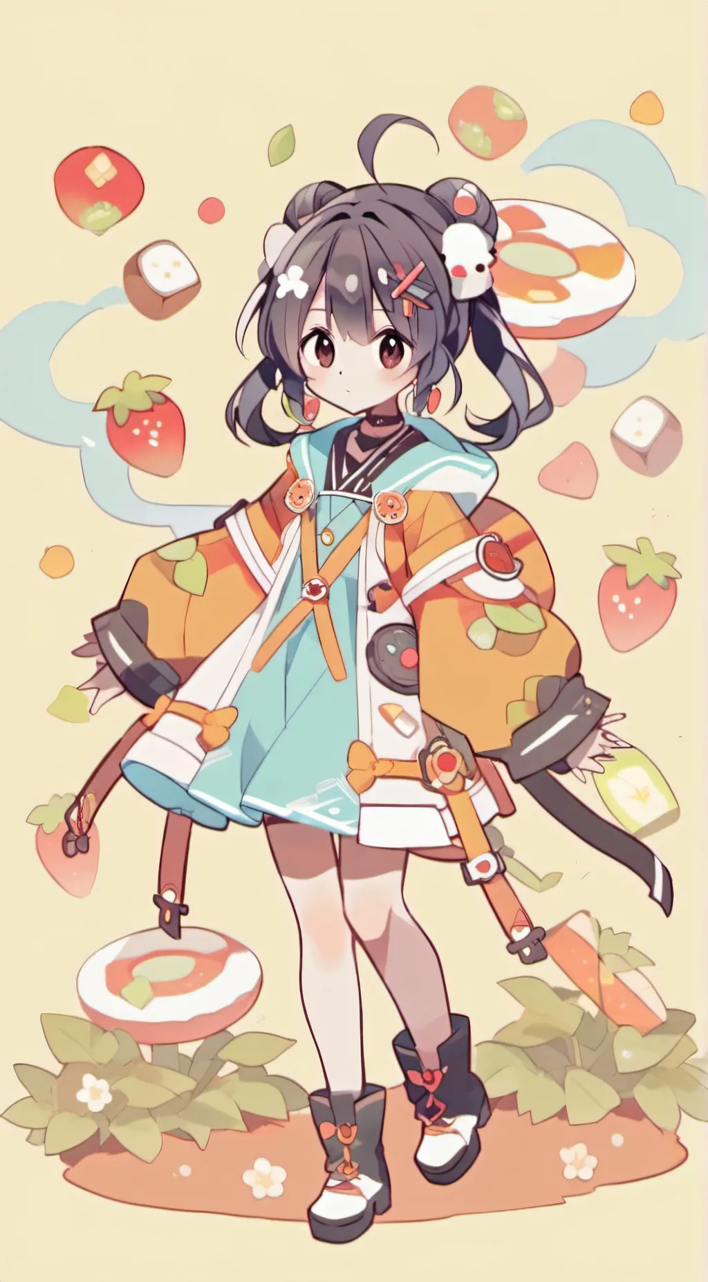 ai character: Neko background