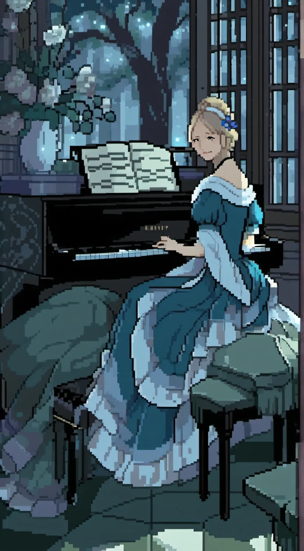 ai character: MADDIE background