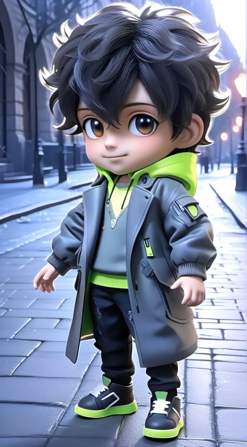ai character: SANAD ABUHASHISH background