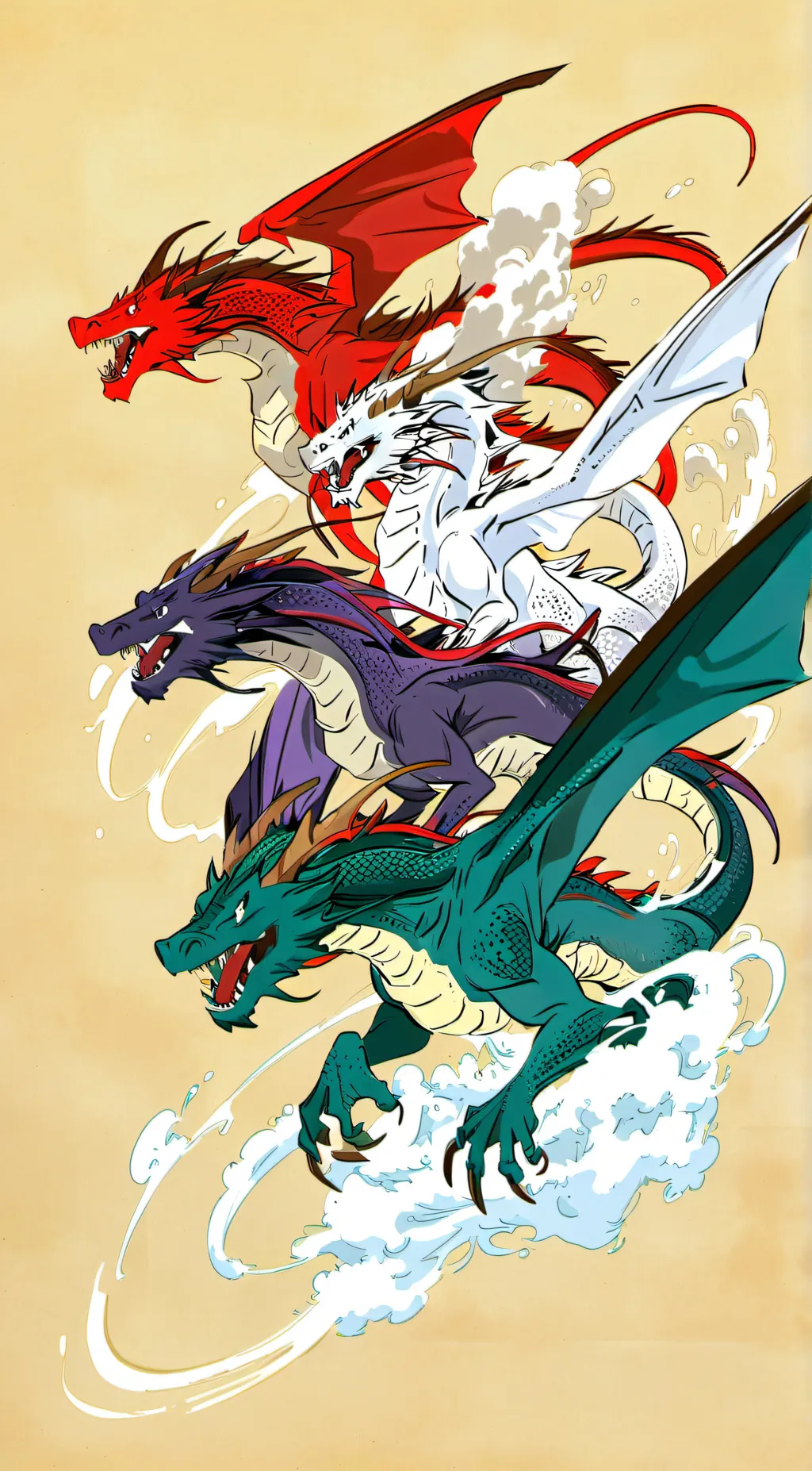 ai character: dragons of destiny background