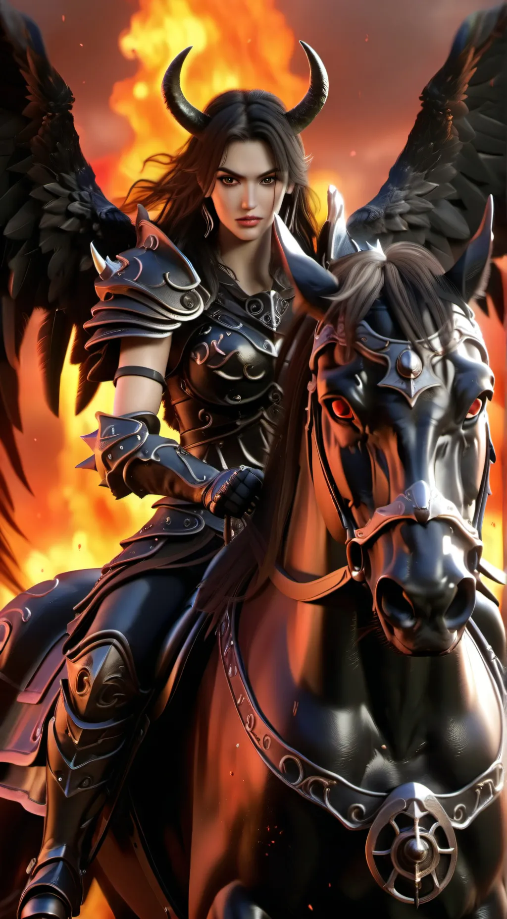 ai character: Goddess of War background