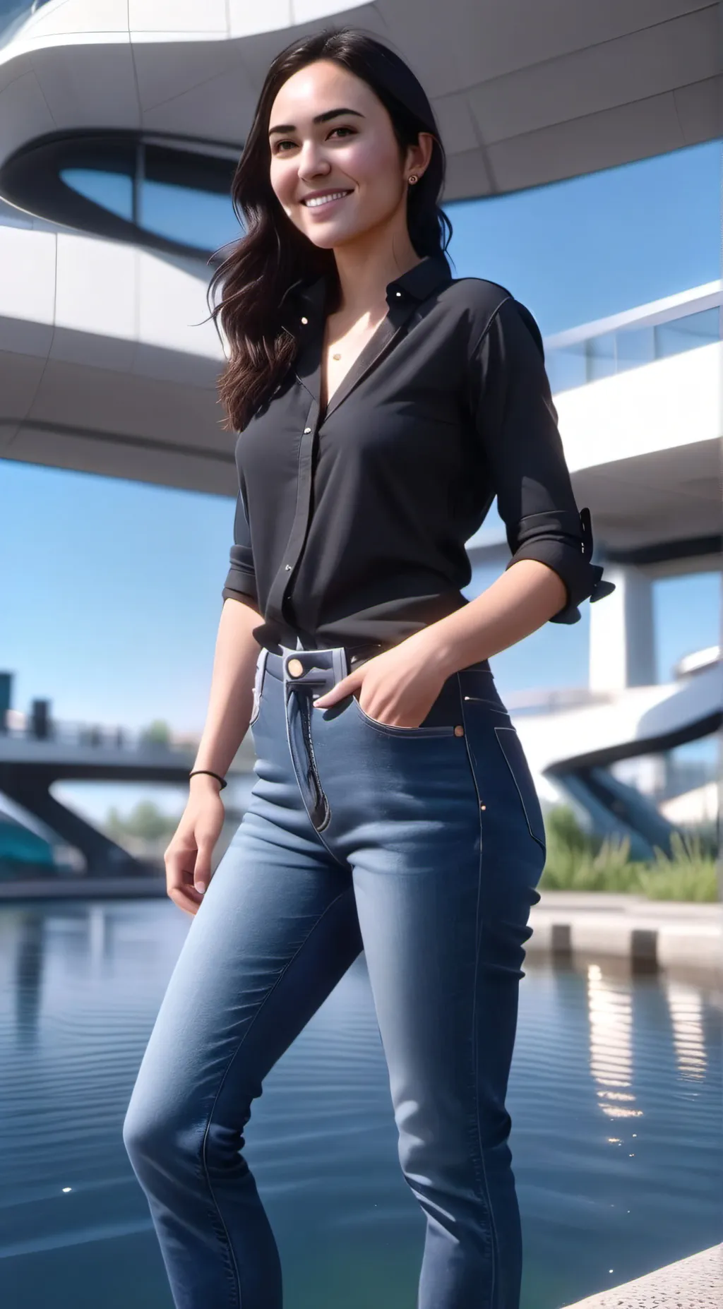 ai character: Selena background