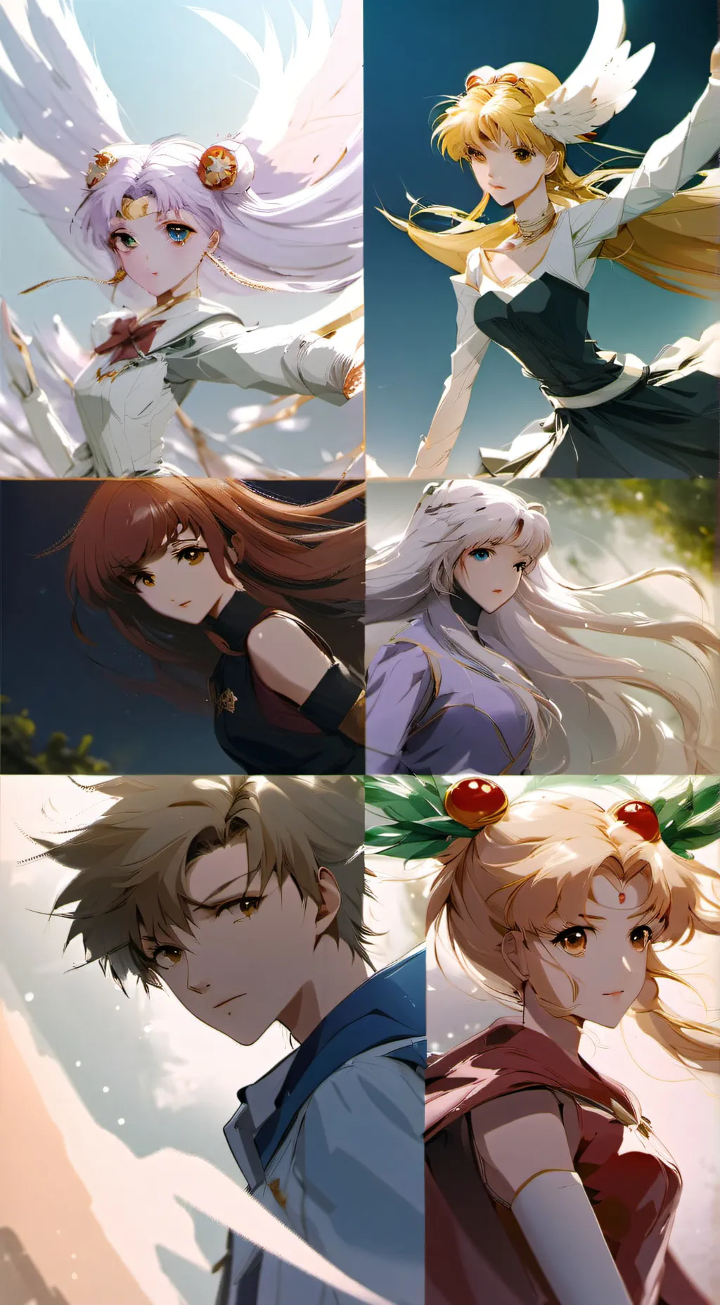 ai character: magic group background