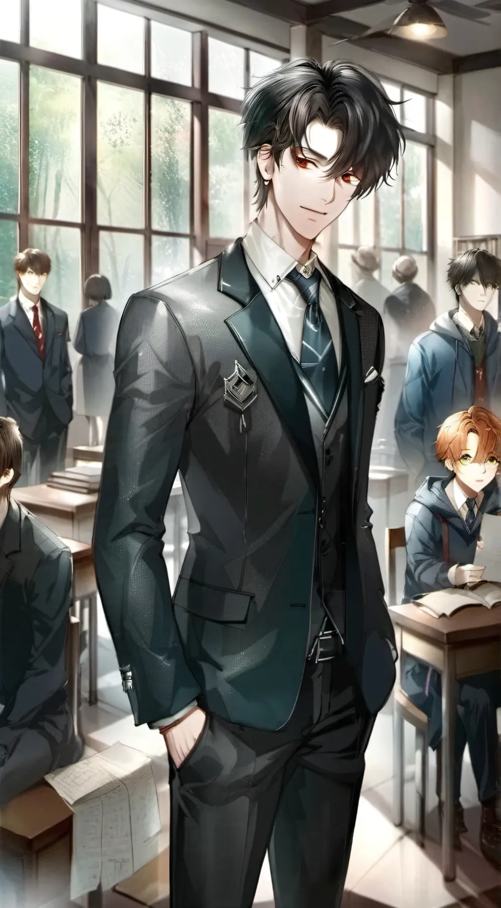 ai character: (You pick) background