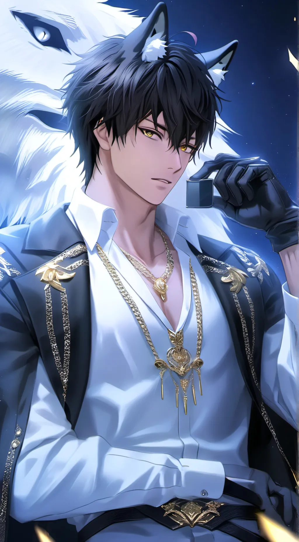 ai character: Caden  background