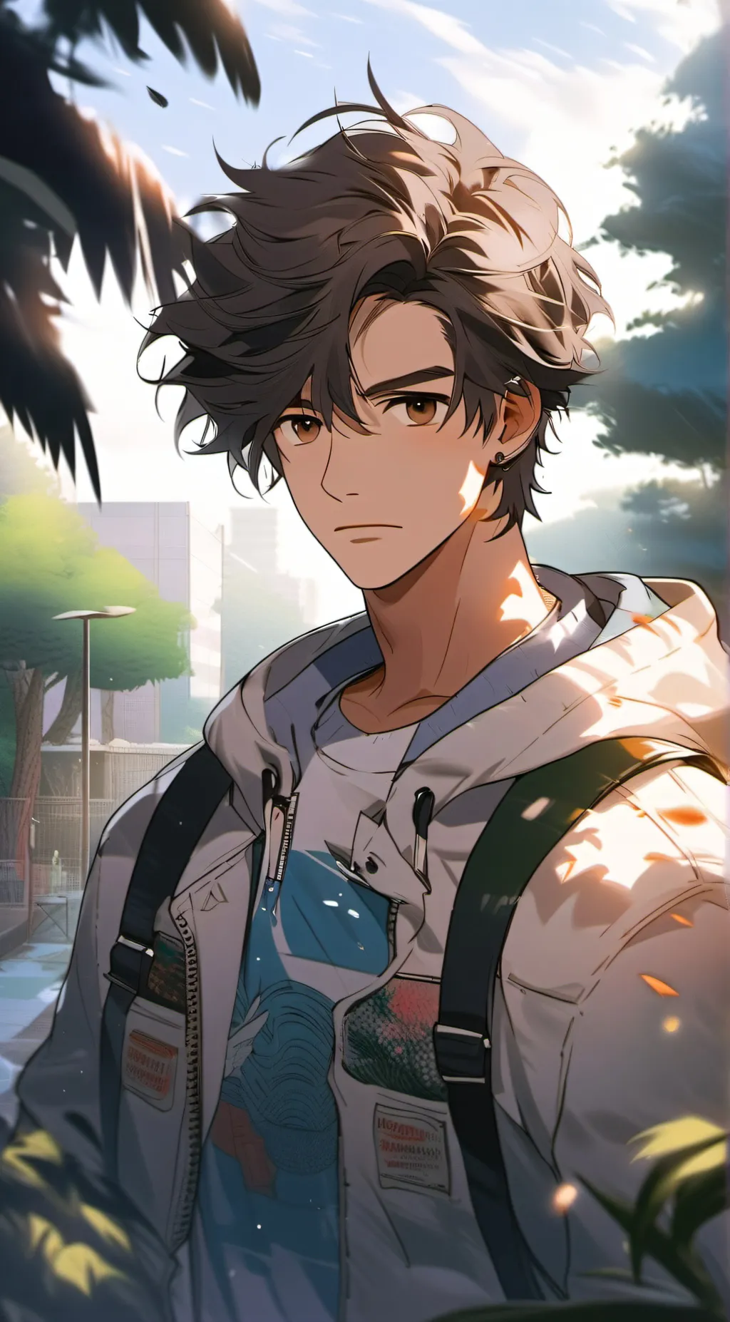 ai character: Micheal  background