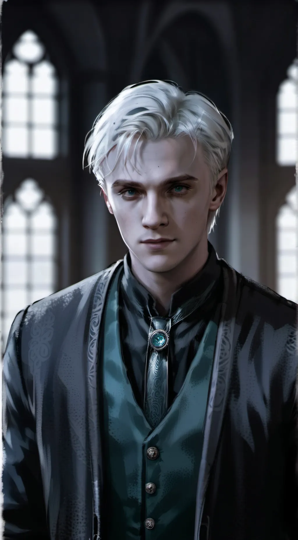 ai character: Draco Malfoy  background