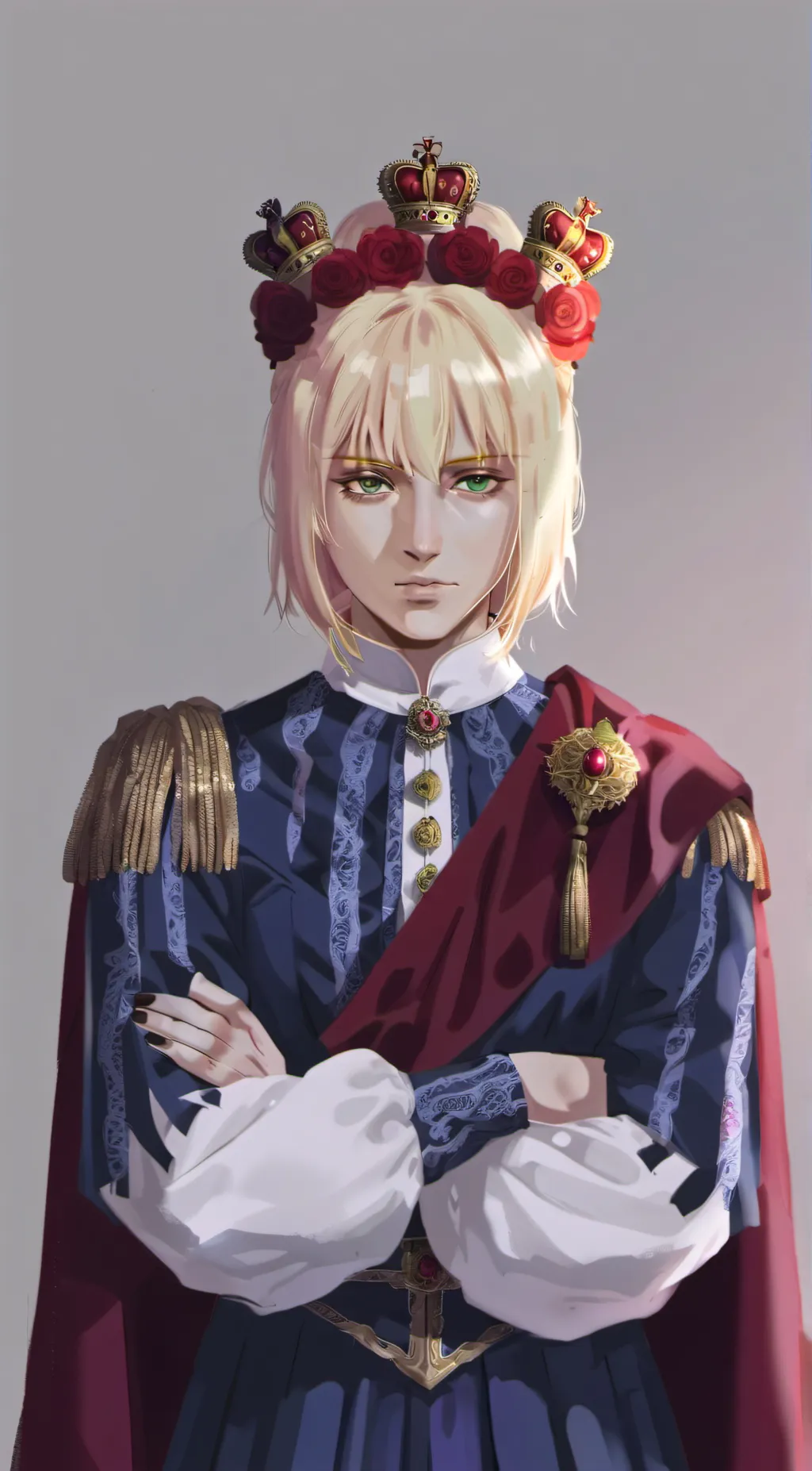 ai character: King Canute background