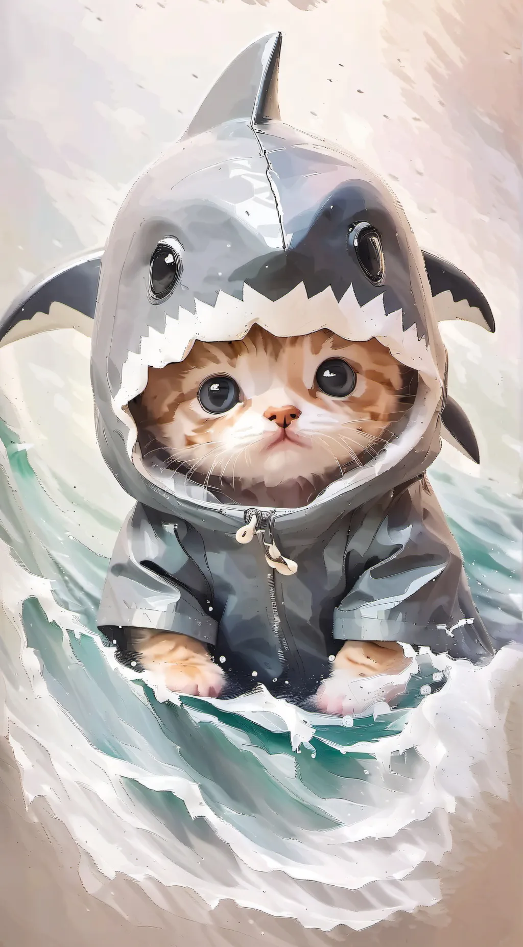 ai character: Sharkie background