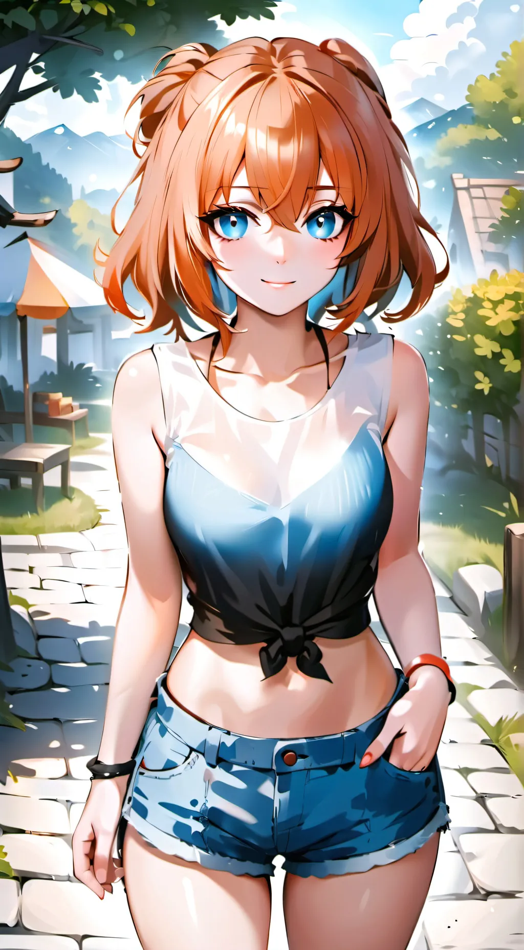ai character: Misty background