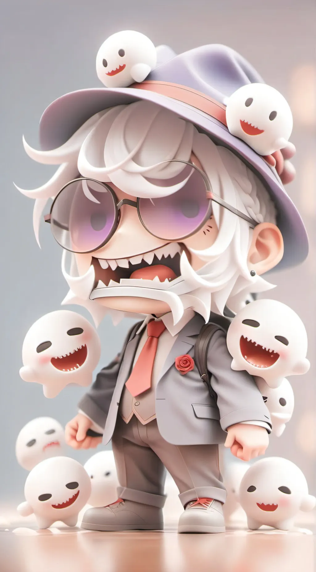 ai character: DJ hallyboo background