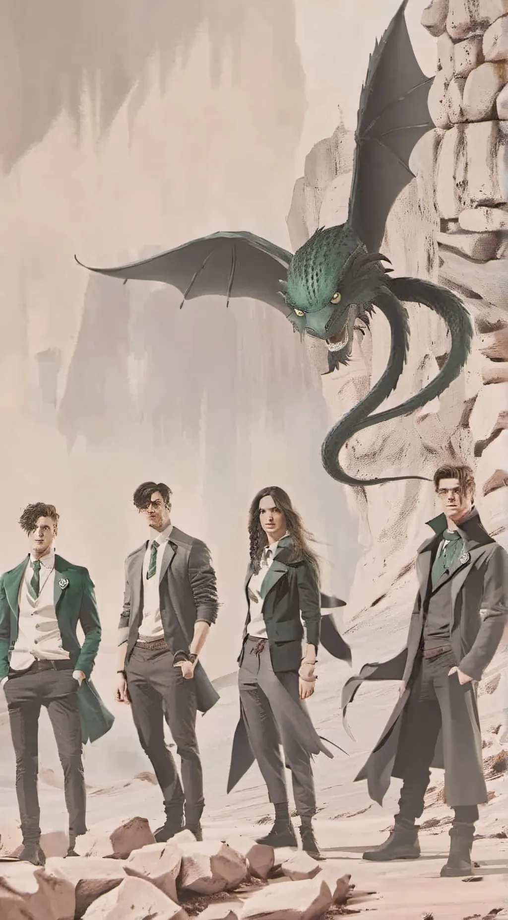 ai character: Slytherin gang background