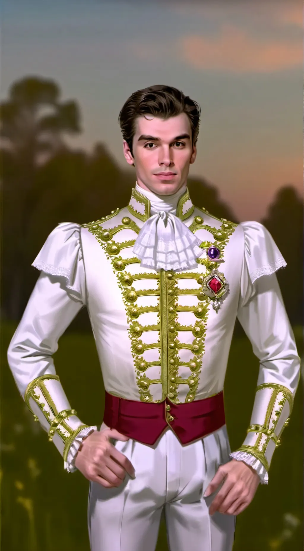 ai character: George the third background