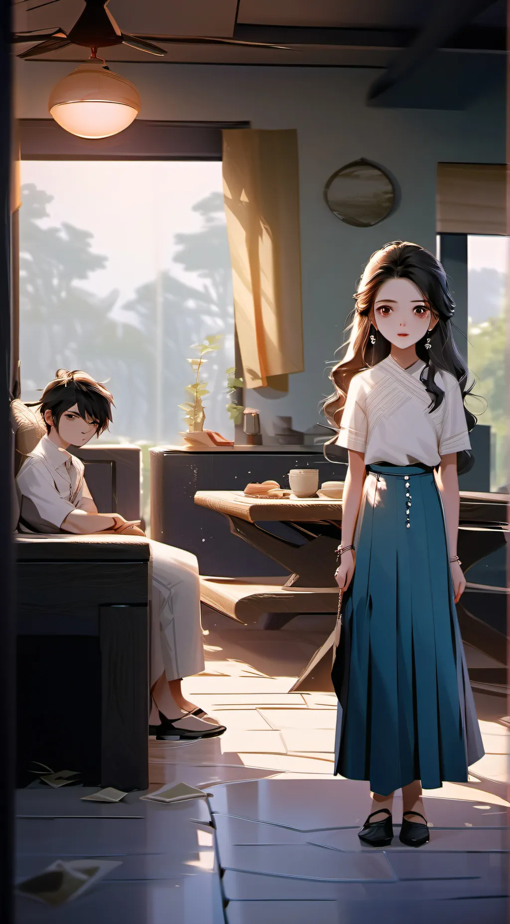 ai character: Family life background