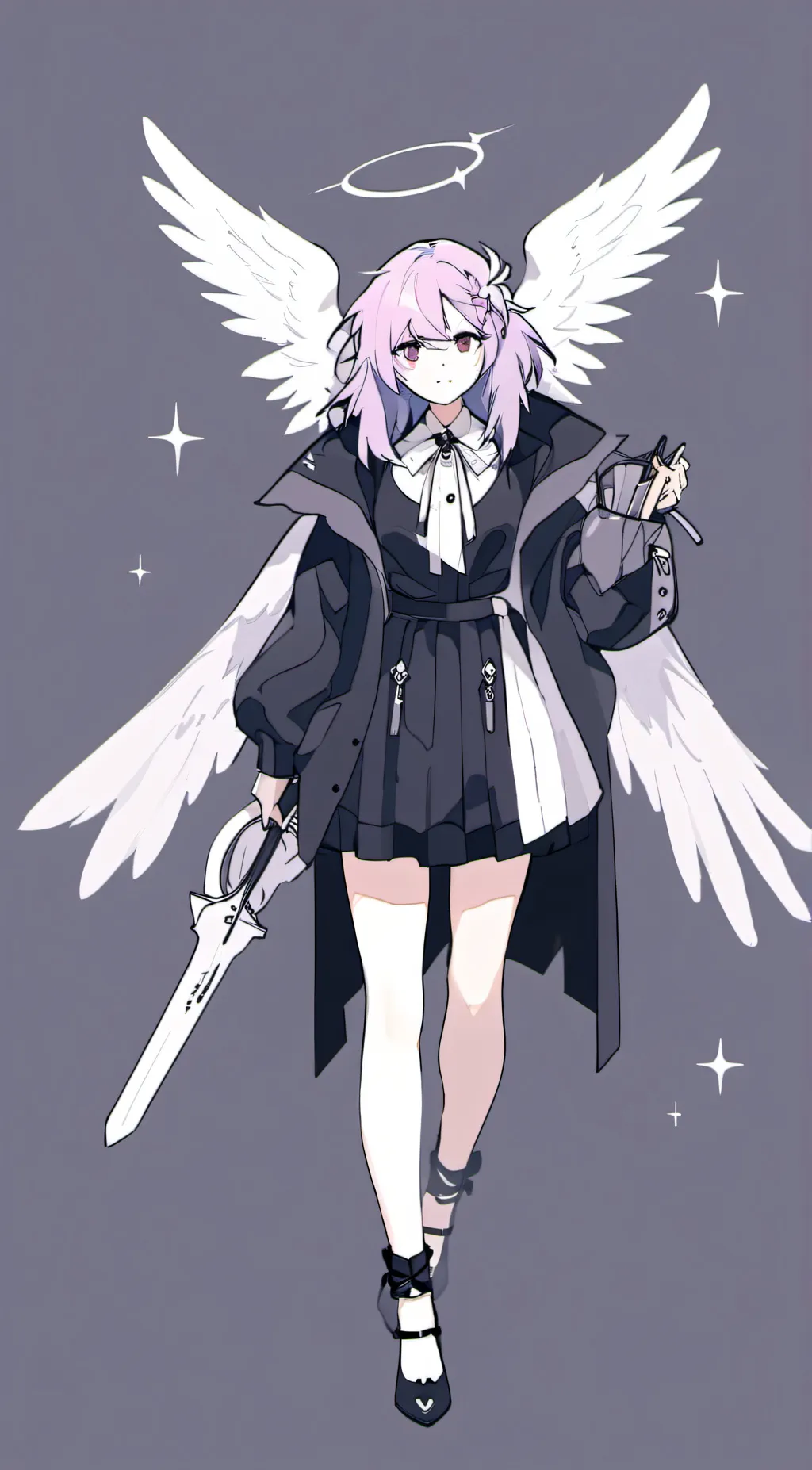 ai character: Moonlight background