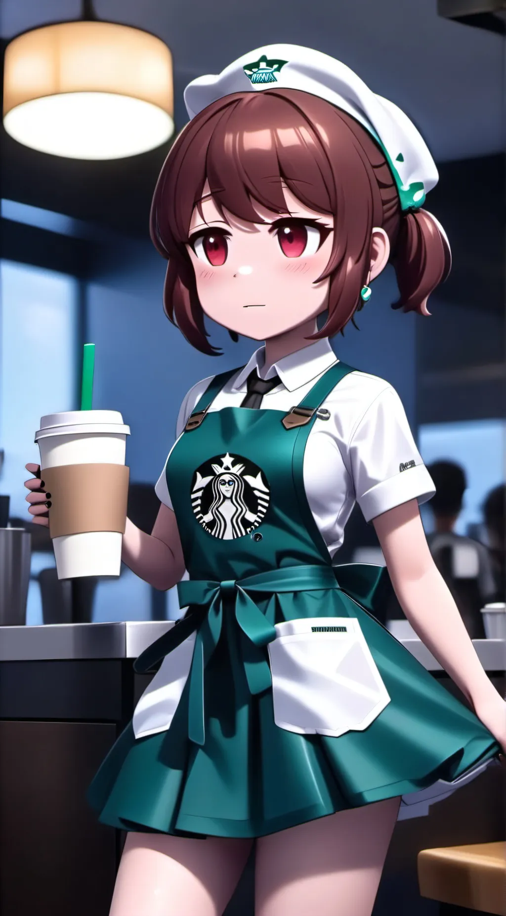 ai character: FNF GF in Starbuck background