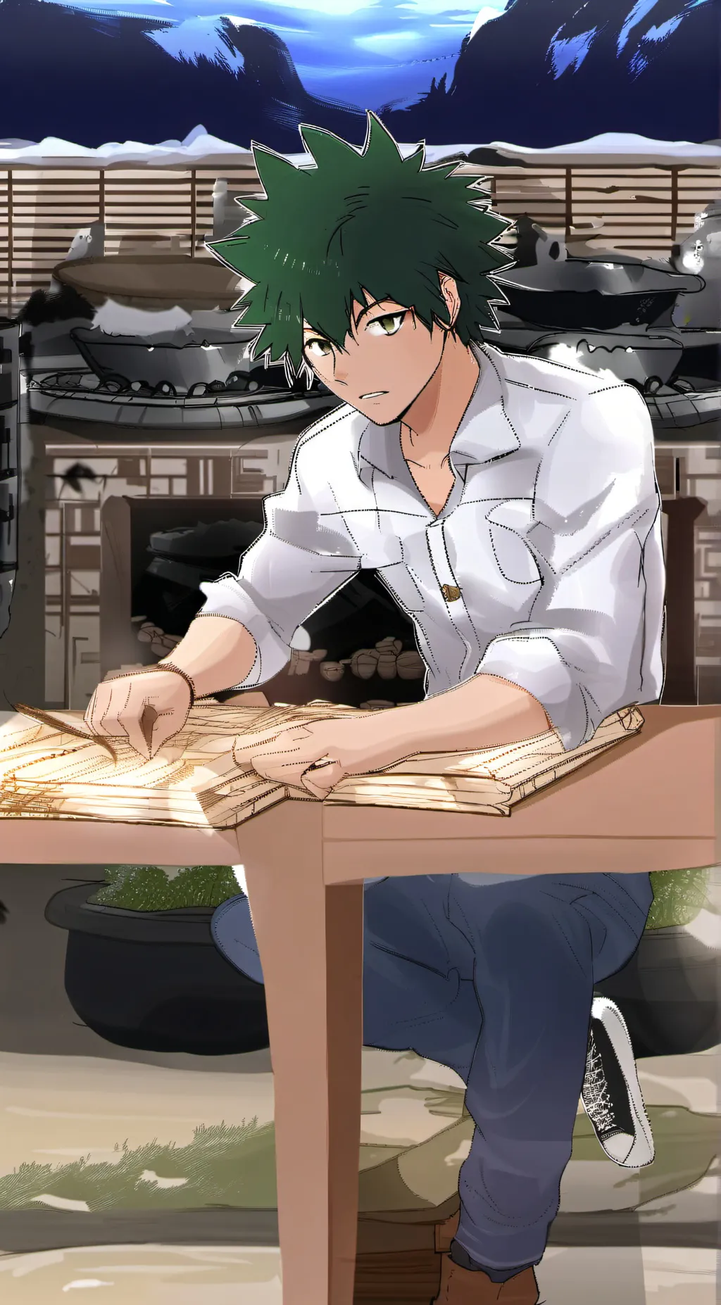ai character: BsDs background