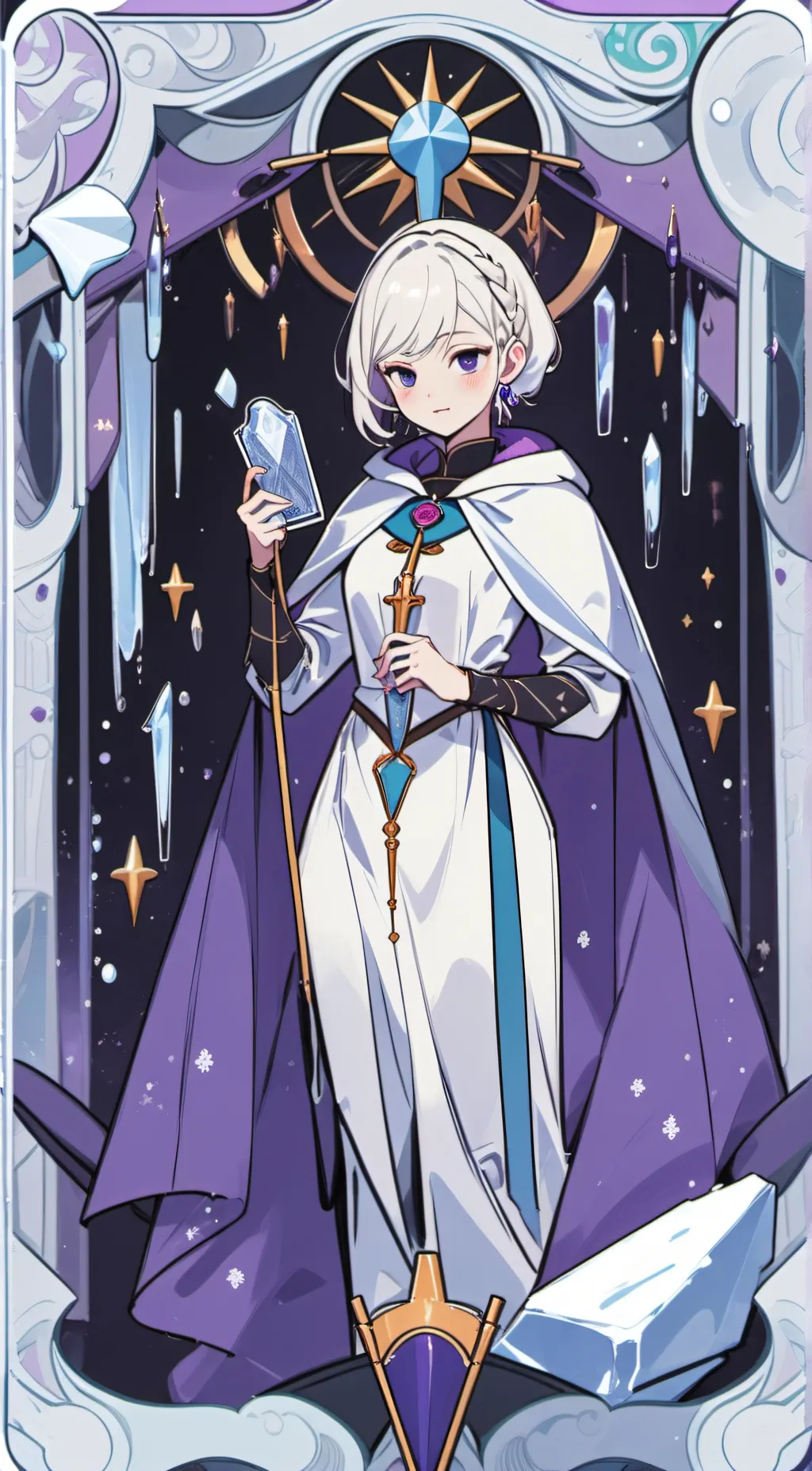 ai character: Frostine background