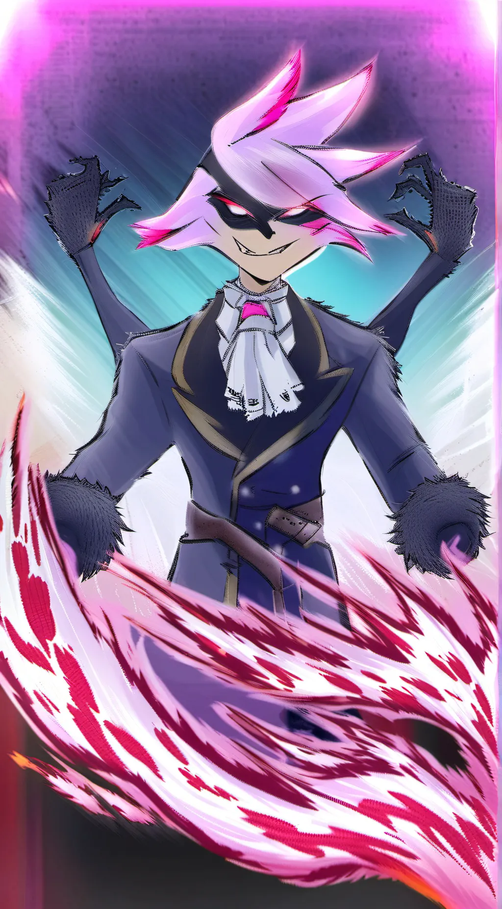ai character: Angel dust  background