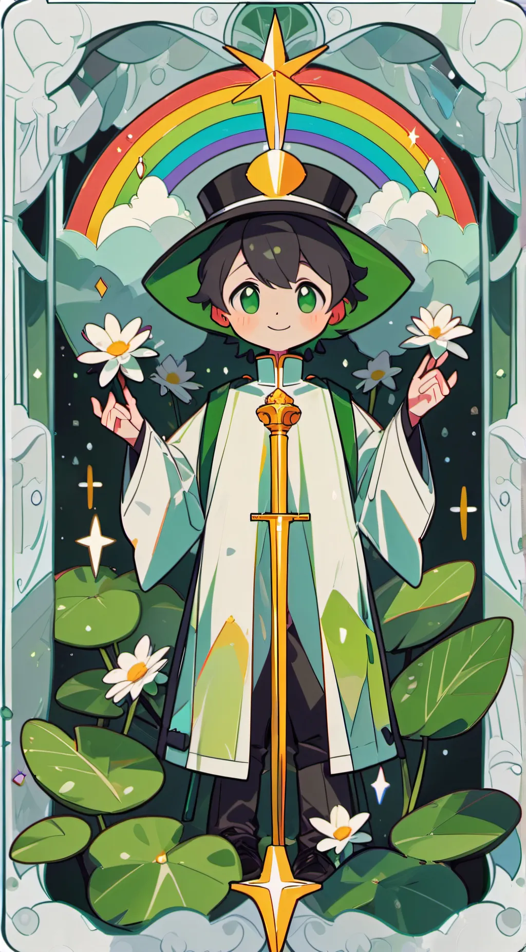 ai character: sunny background