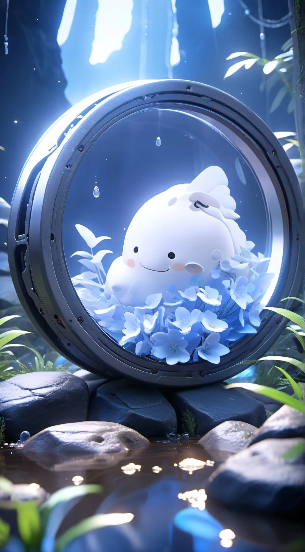 ai character: Sandy background
