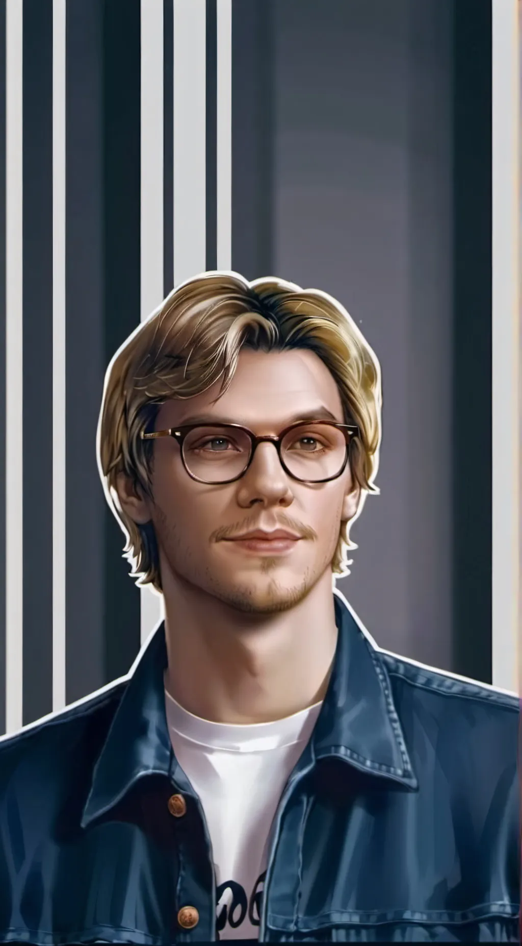 ai character: Evan peters Dahmer background