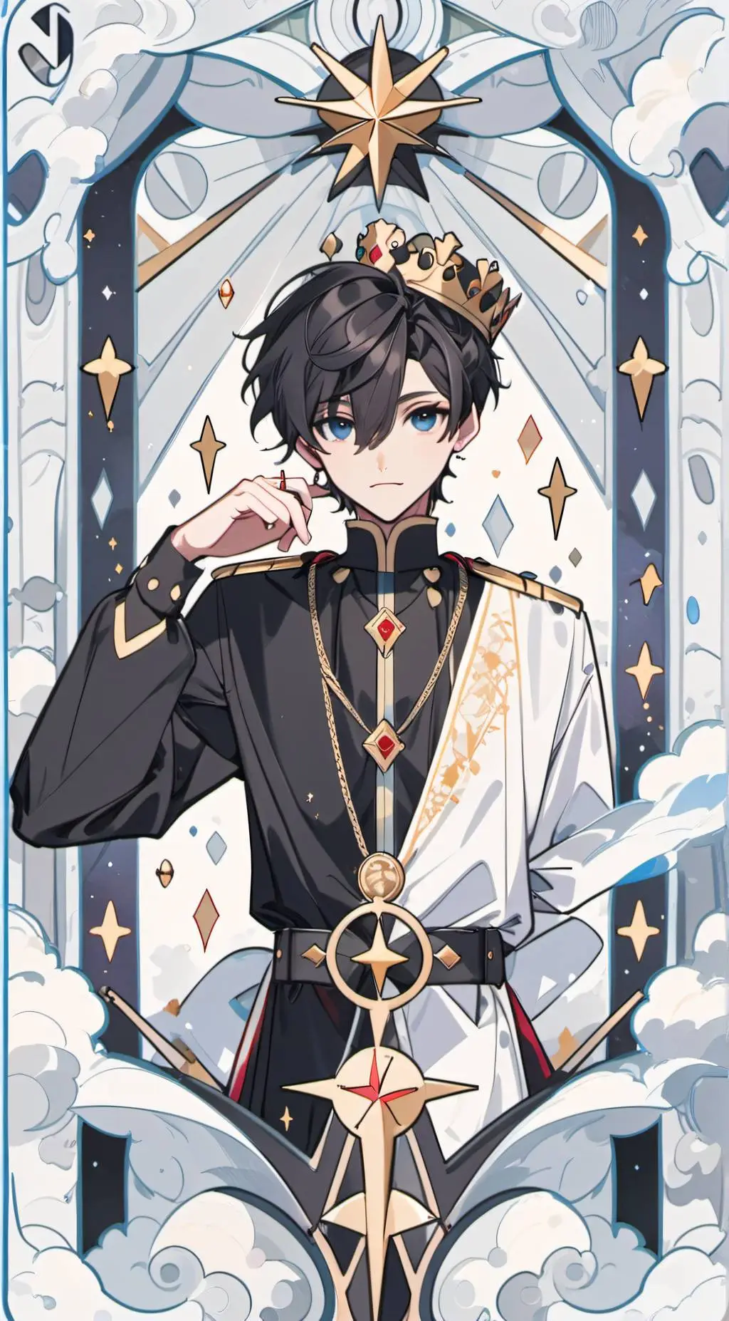 ai character: Issac  background