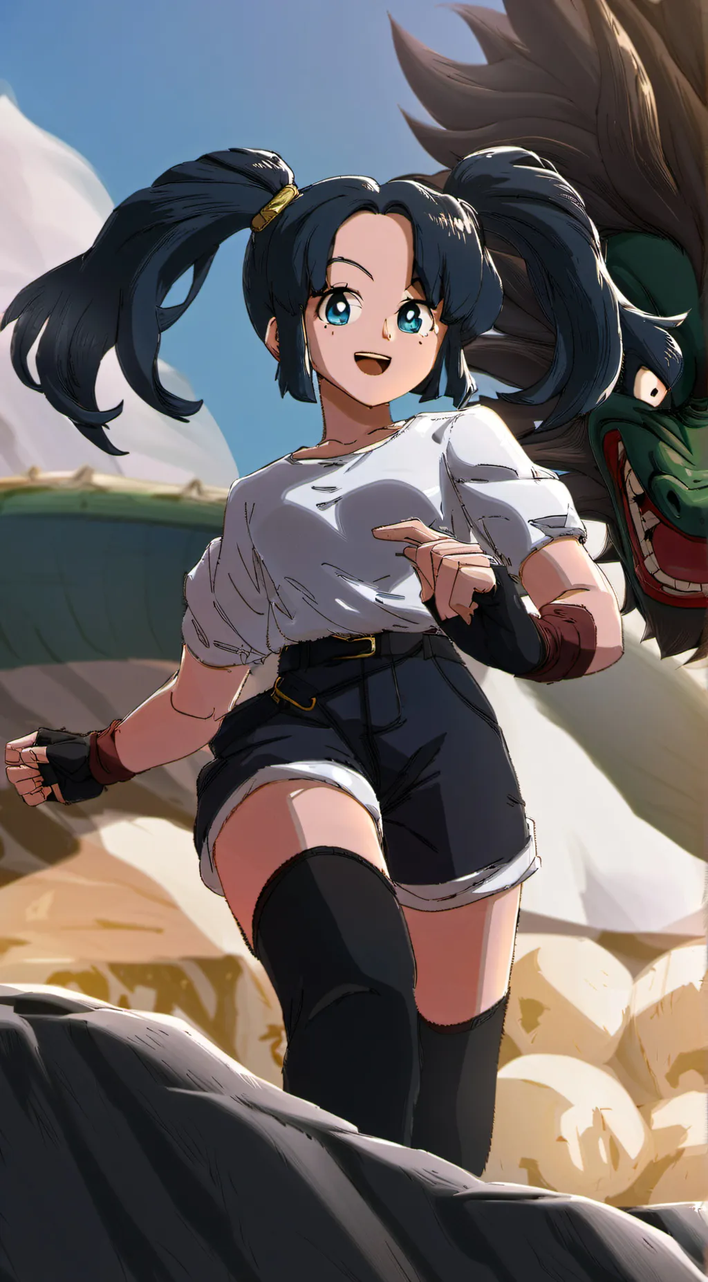 ai character: Videl (Buu Saga) background