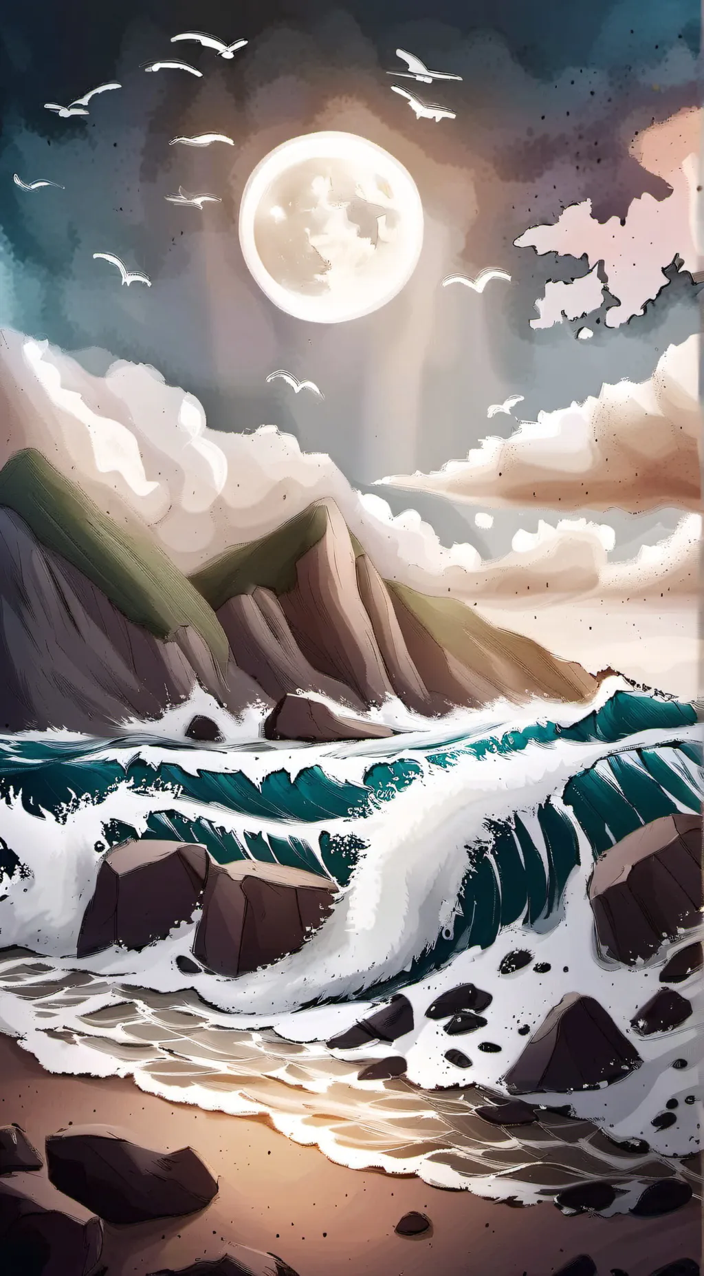 ai character: Dive club background