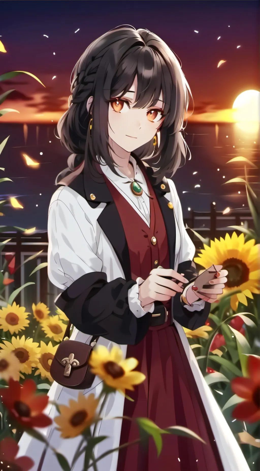 ai character: personality test background