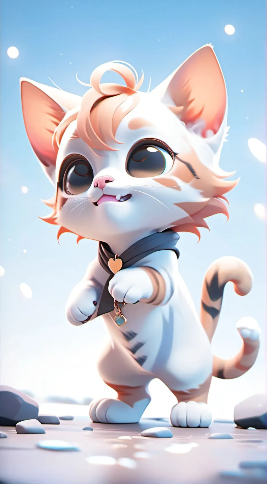 ai character: Annoying cat background