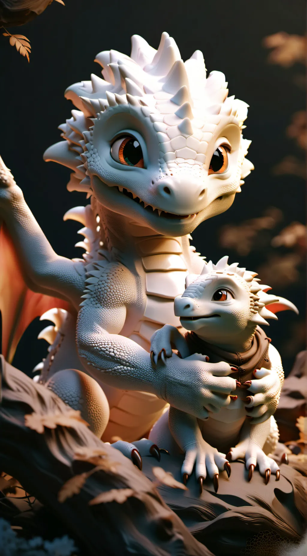 ai character: Gefe and his mom background