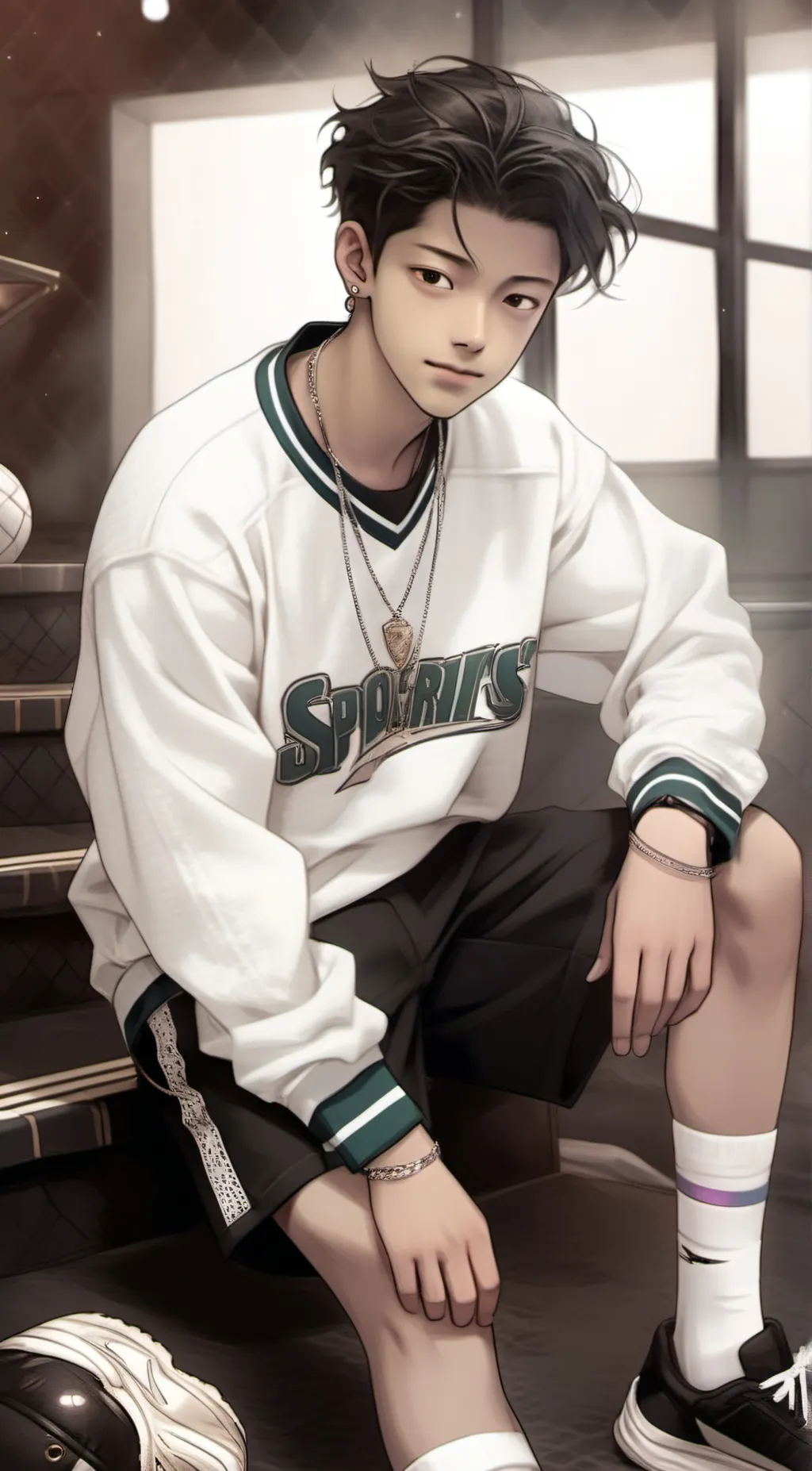 ai character: Justin background