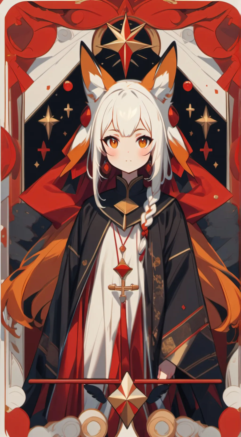 ai character: foxa background