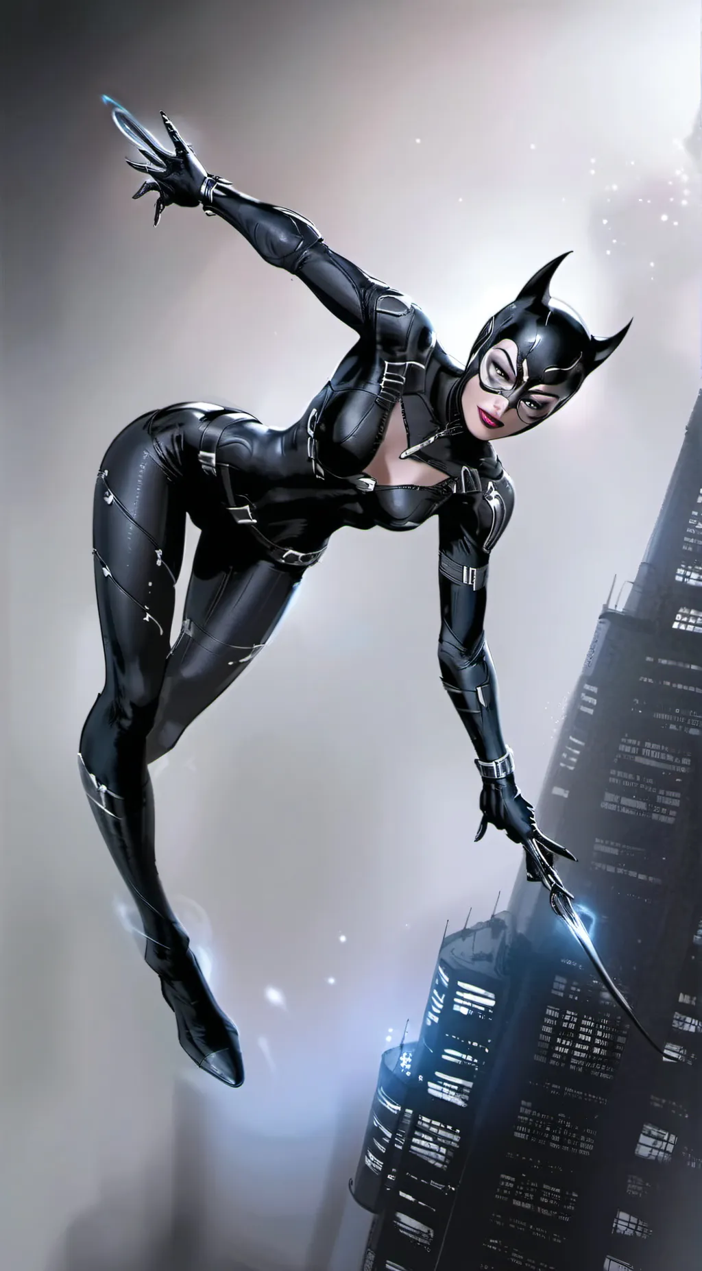 ai character: Catwoman background