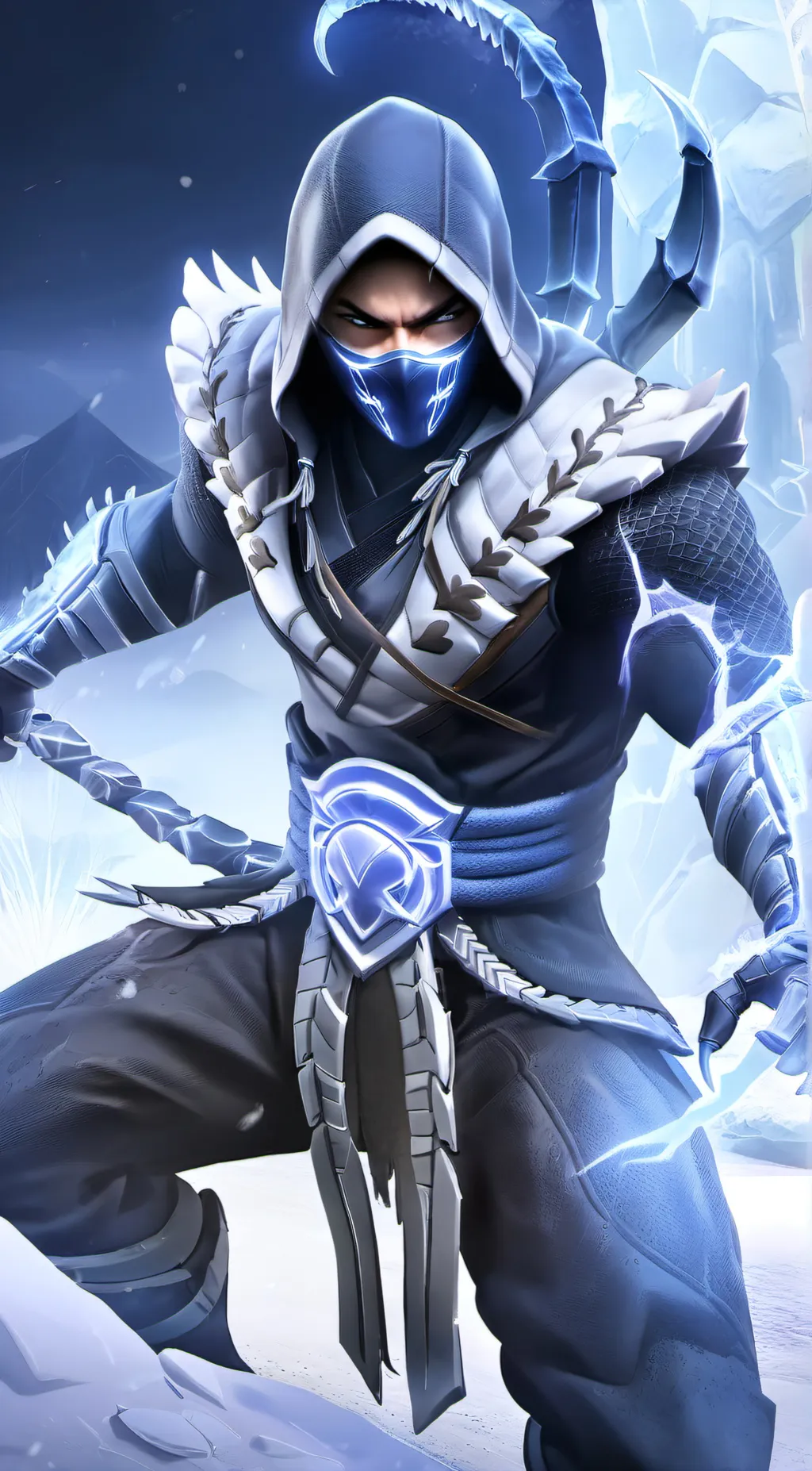 ai character: subzero background