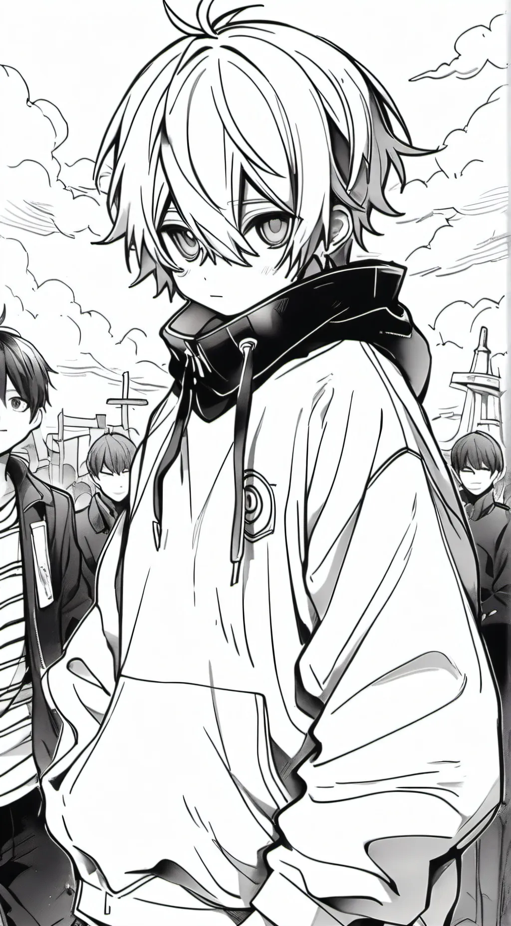 ai character: Dabi x Hawks  background