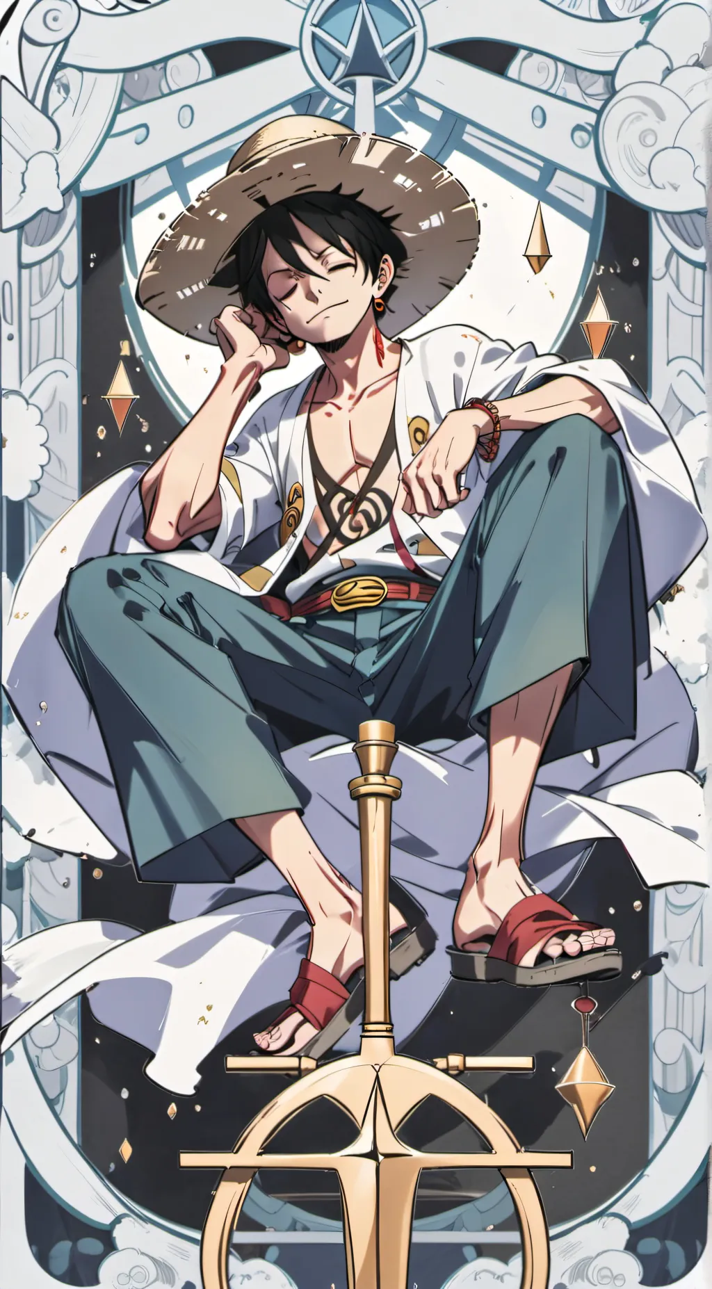 ai character: OnE pIeCe background