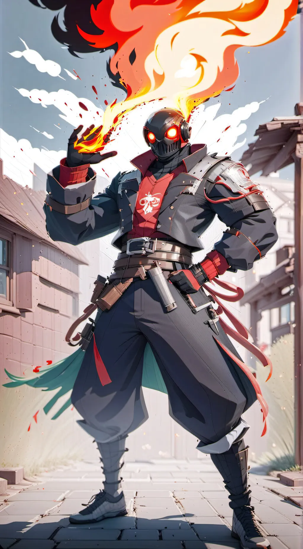 ai character: Pyro(tf2) background