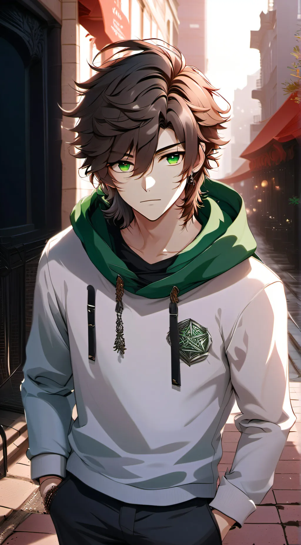 ai character: Jacob  background