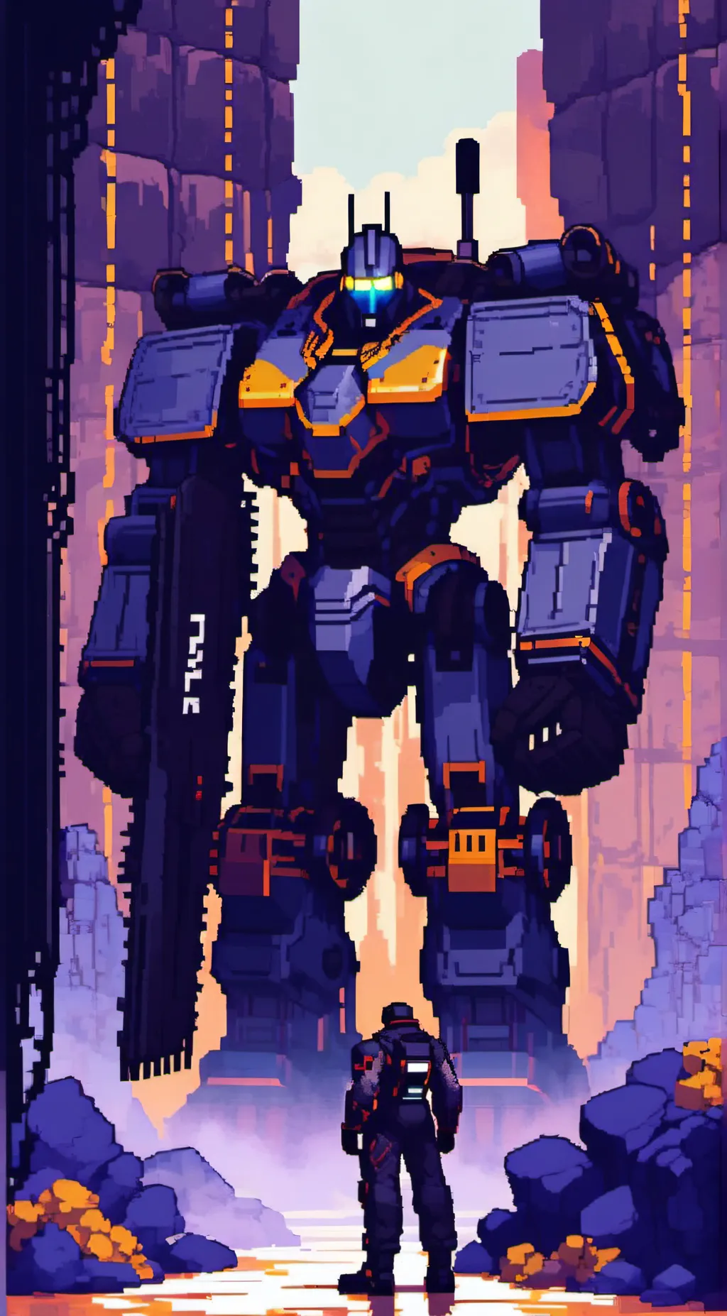 ai character: collosal the titan background
