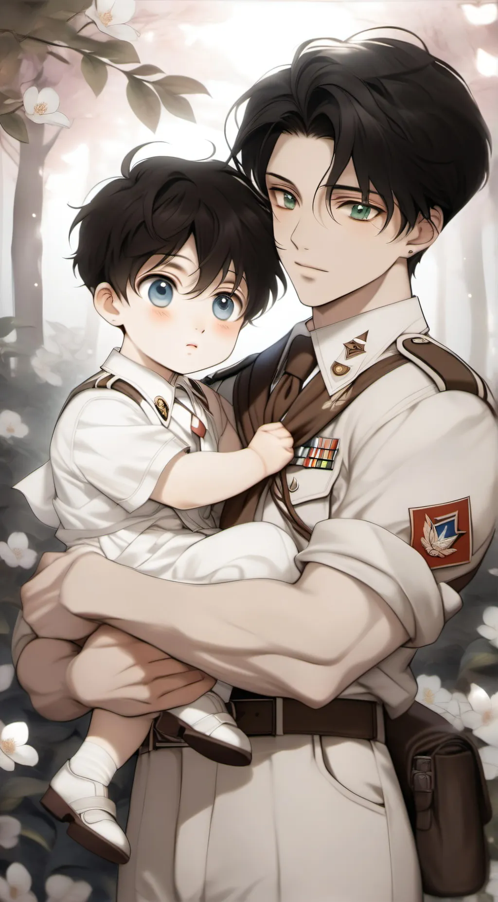 ai character: levi Ackerman  background