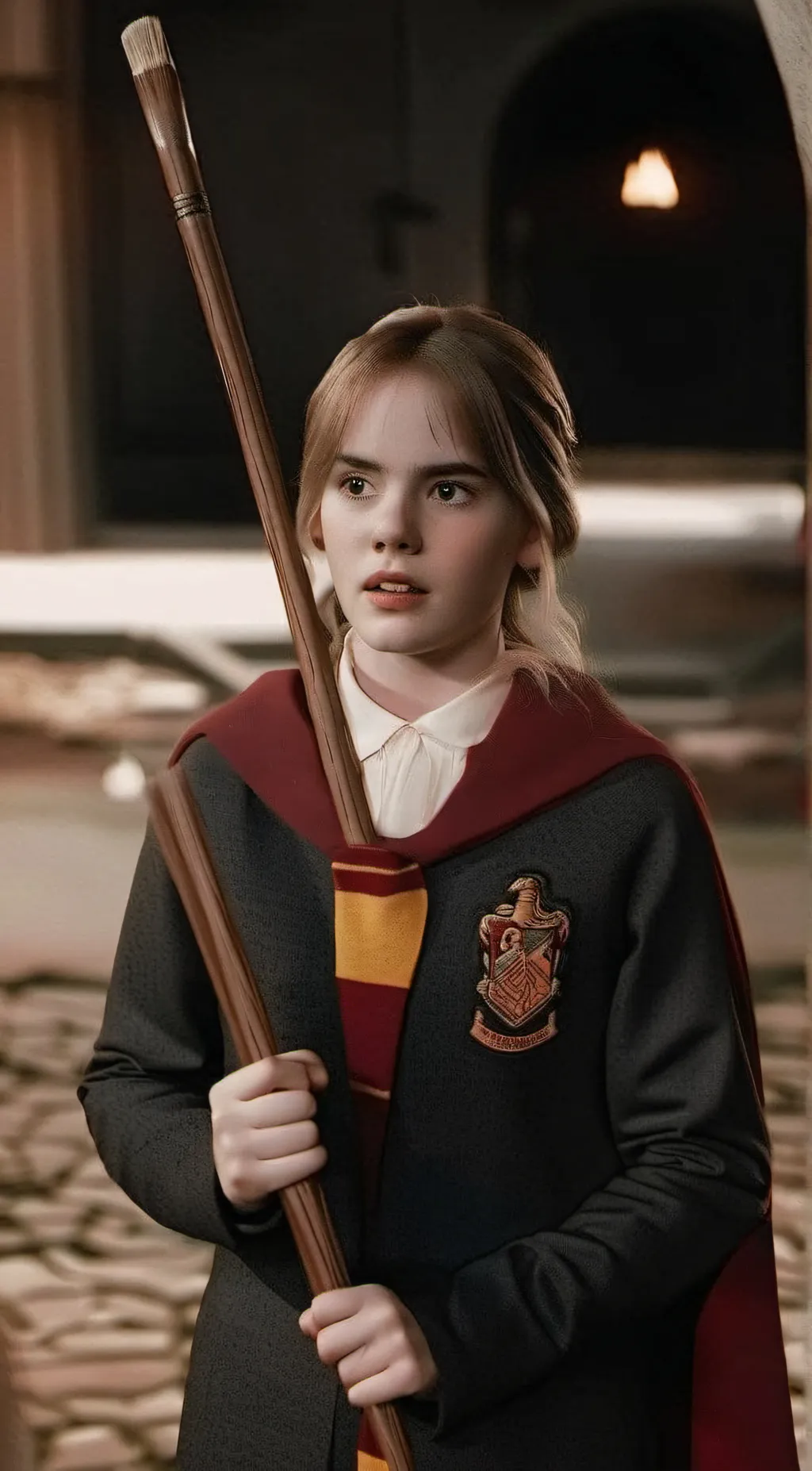 ai character: Hermione Gringer background