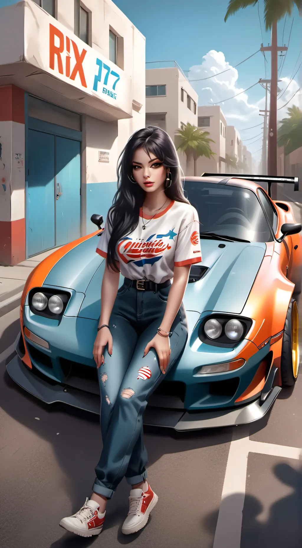 ai character: Lindsey background