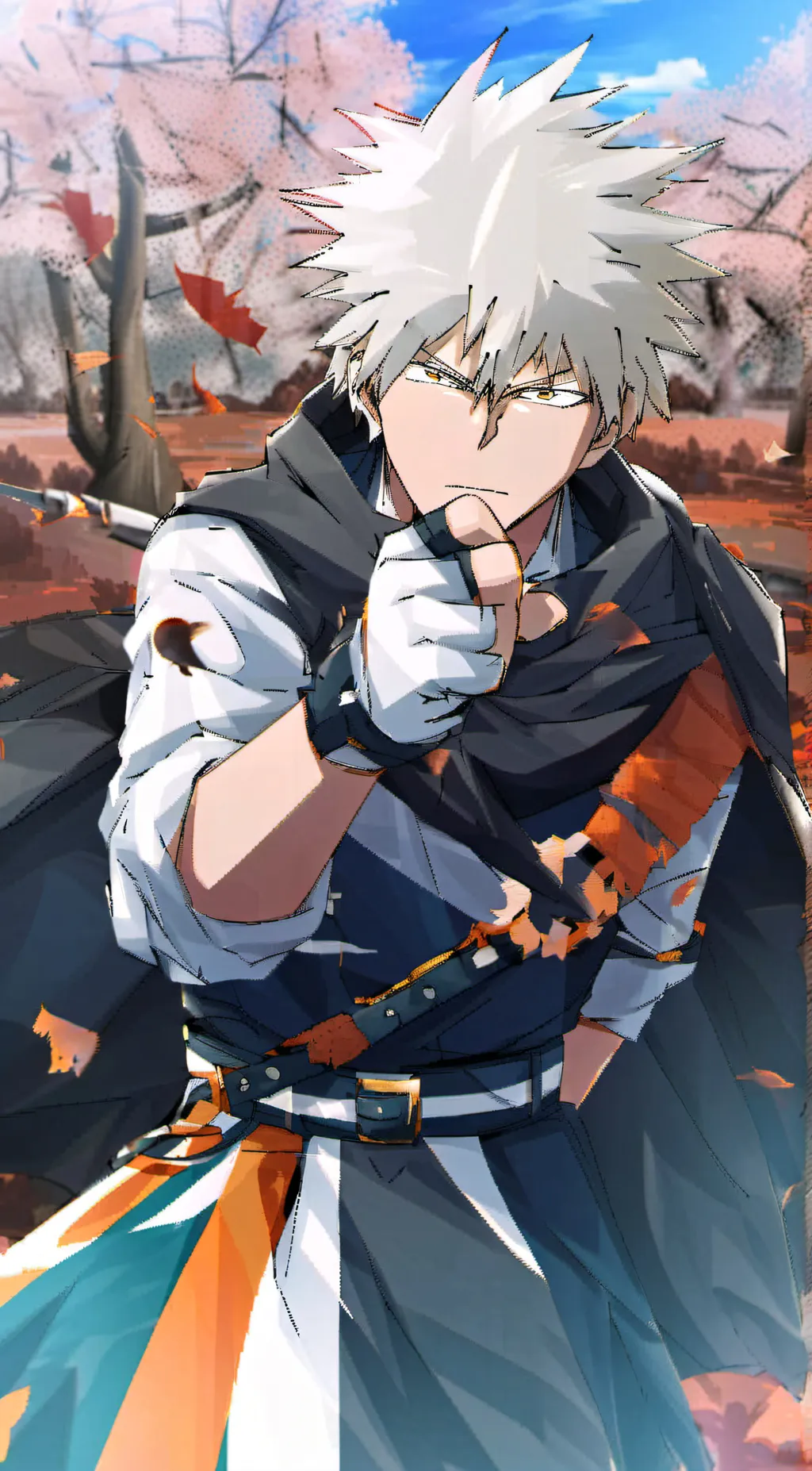 ai character: Bakugo  background