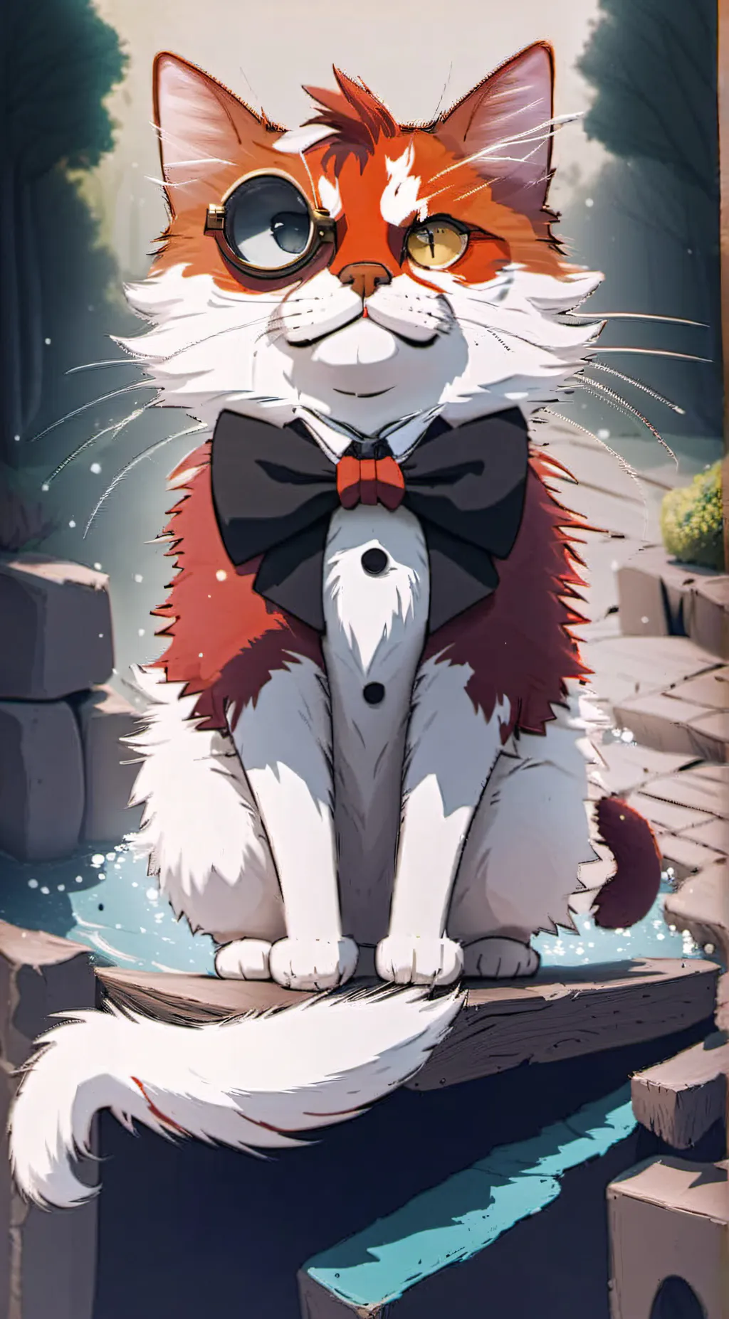 ai character: Alastor Cat background
