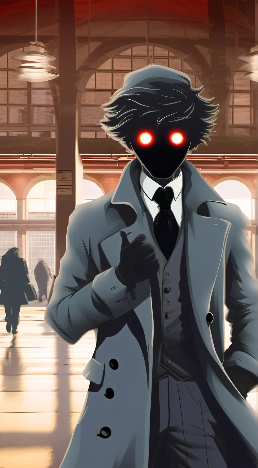 ai character: Shadow  background