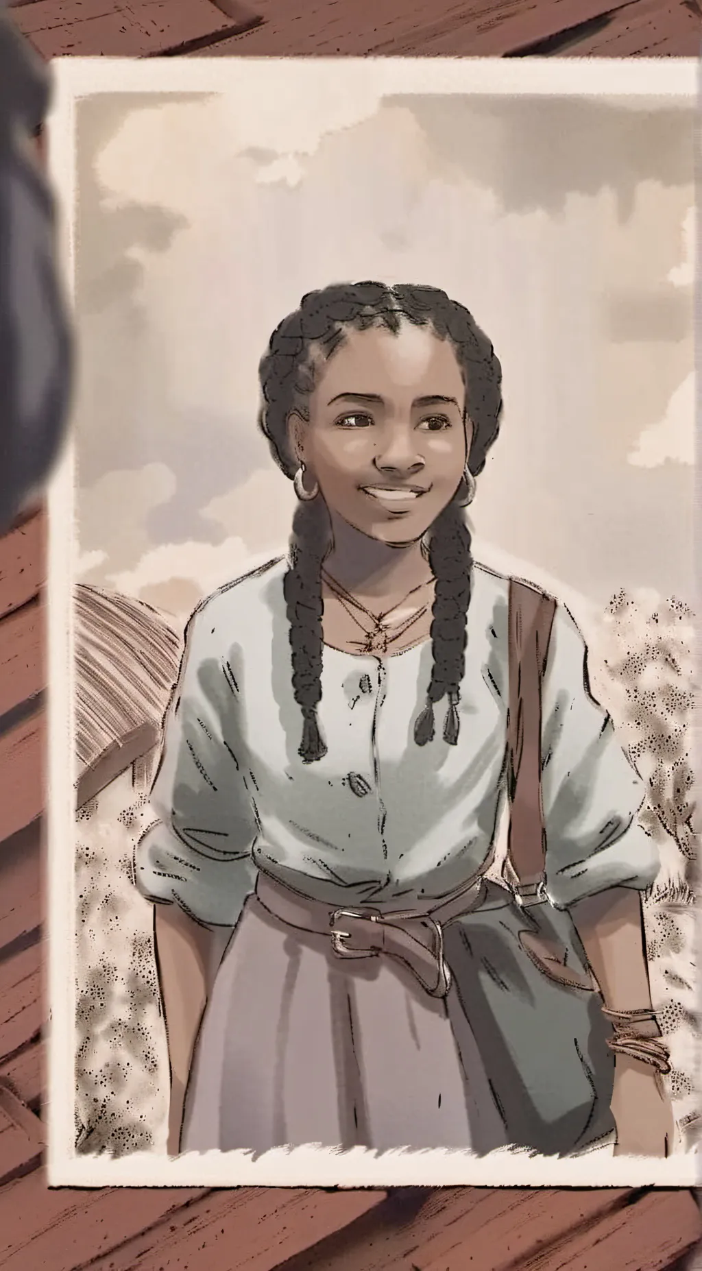 ai character: Rhoda background
